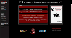 Desktop Screenshot of djk-braunschweig.de
